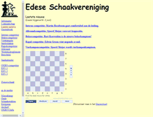 Tablet Screenshot of edeseschaakvereniging.nl